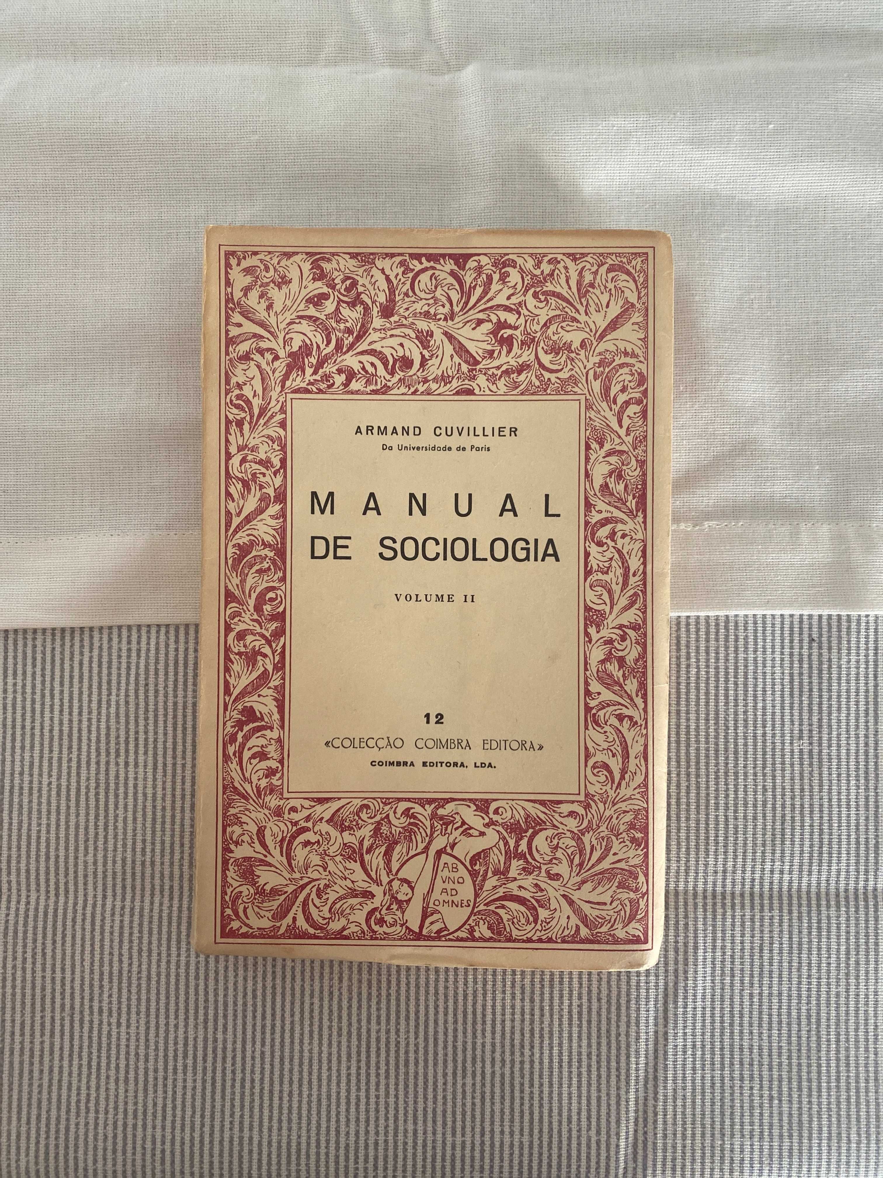 Manual de Sociologia (Vol. 1 e 2) - Armand Cuvillier