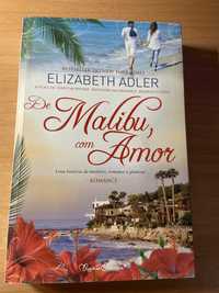 Livro Elizabeth Adler - De Malibu com Amor
