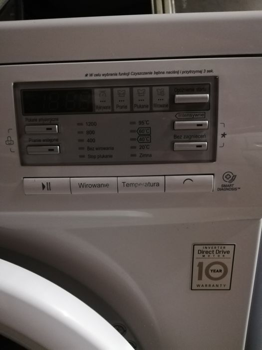 SPRAWNA Pralka Lg 6kg wsadu i 1000 obrotów wirowania