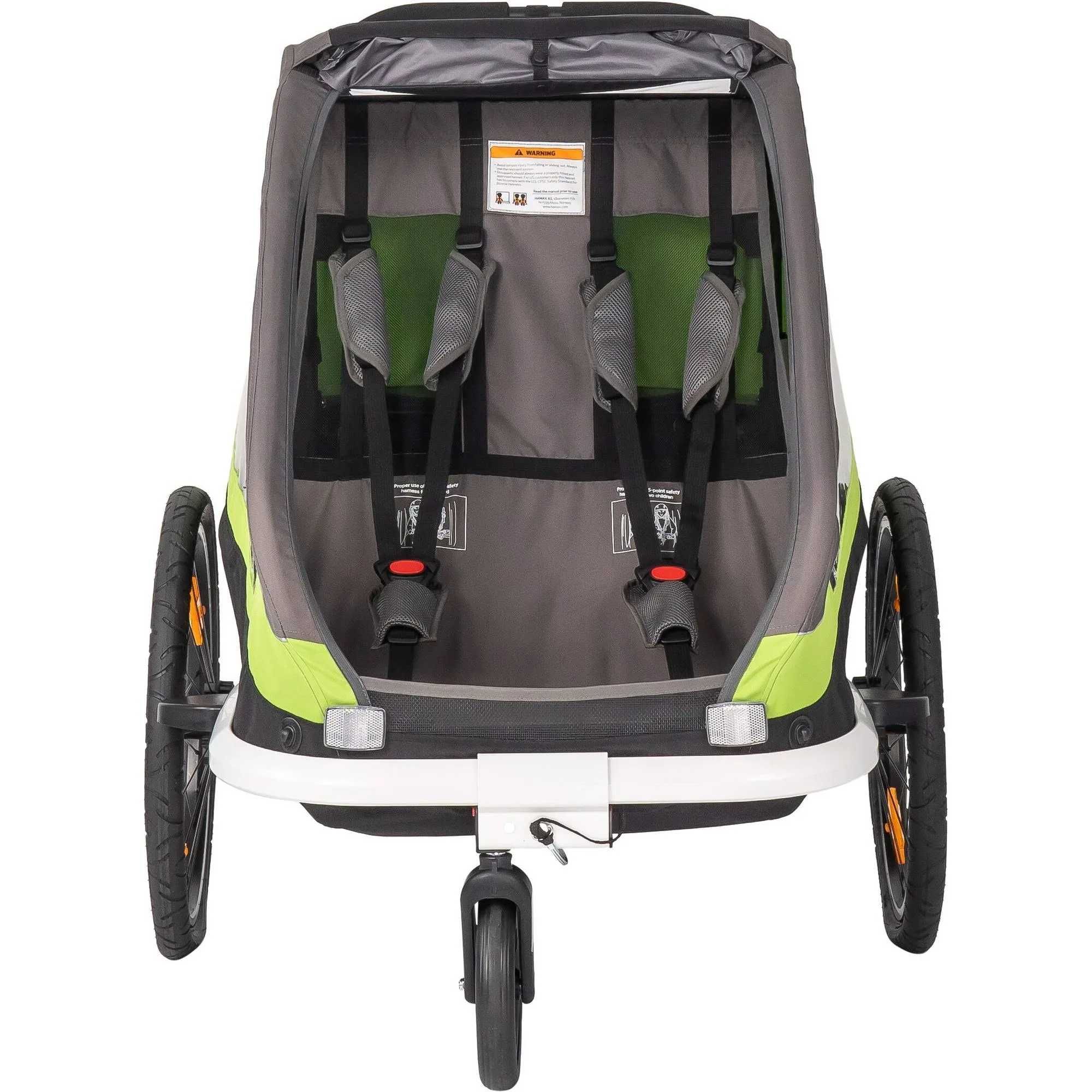 Nowa przyczepka rowerowa Hamax Twin traveller