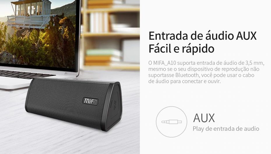 Coluna Portátil Bluetooth Speaker Musica MP3
