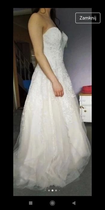Suknia ślubna księżniczka 36