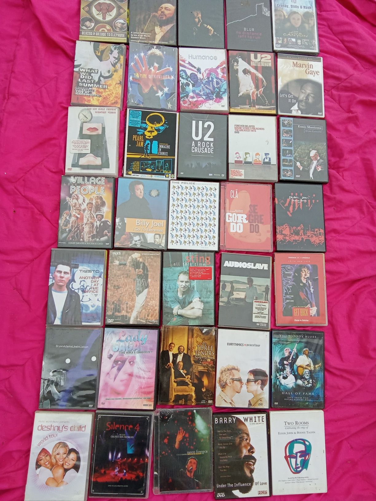 35 DVDs músicais