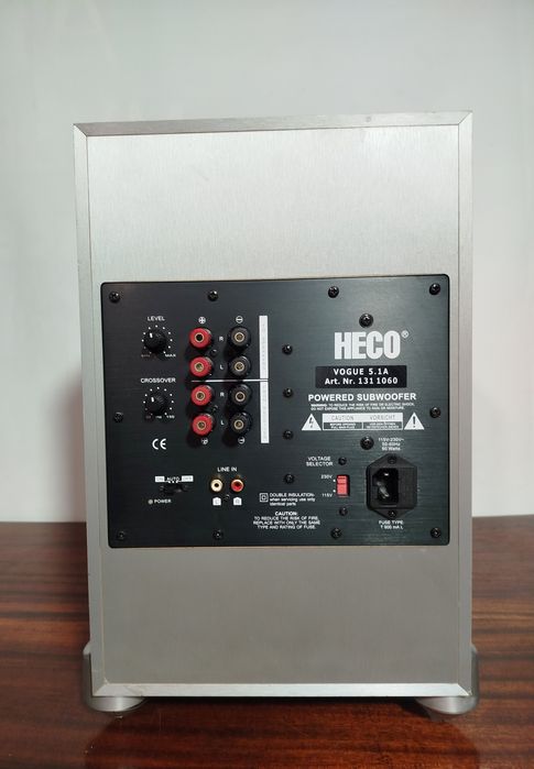 110 Вт! Активний сабвуфер Heco Vogue 5.1a, made in Germany