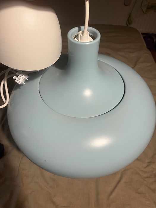 Lampa Ikea Vaxjo mała niebieska