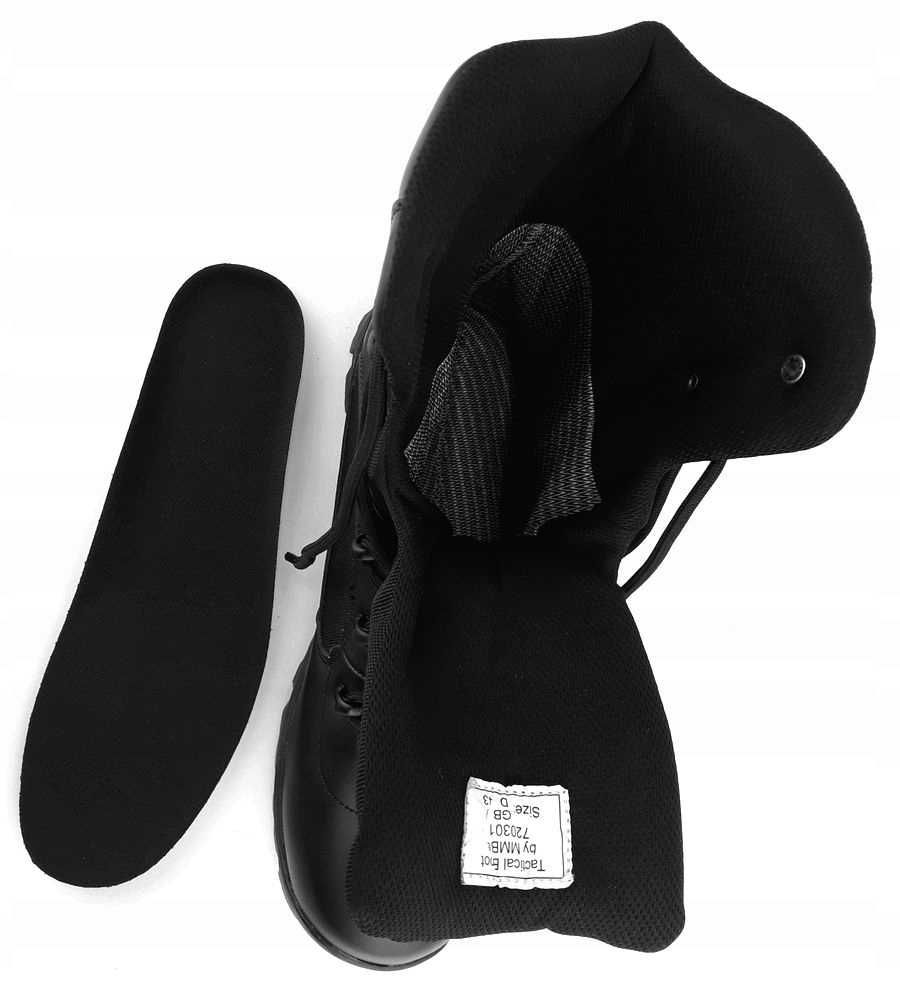 Buty TACTICAL wysokie sznurowane glany MMB r. 37 - WYPRZEDAŻ