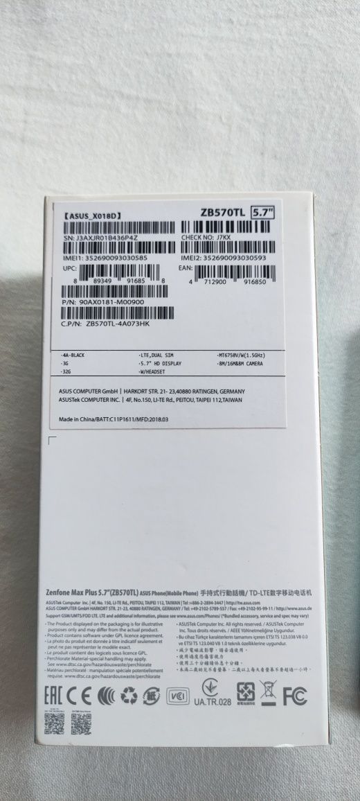 Мобільний телефон Asus ZenFone Max Plus  ZB570TL-