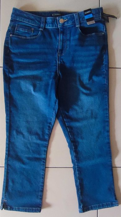Jeans 3/4 rybaczki spodnie  40/12 super modne DUNNES STORE