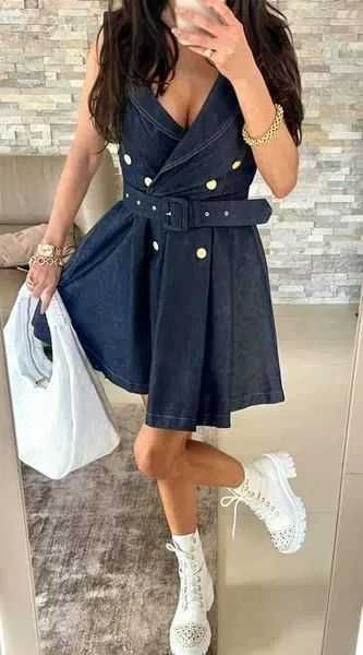 By o la la..! Amore Amore suknia kolor jeans