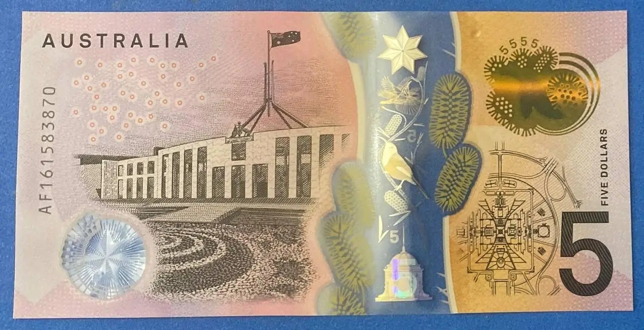 Банкнота Австралии 5 долларов UNC