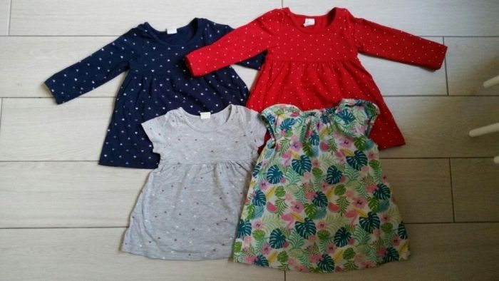 Paka ubrań 74. Bluzki komplety spodnie body pajace H&M Reserved Smyk