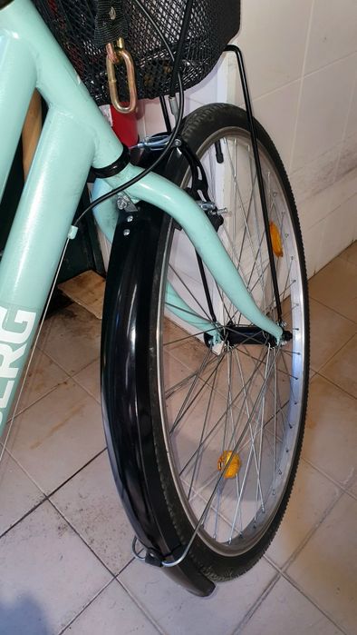 Bicicleta de passeio, azul , roda 26.