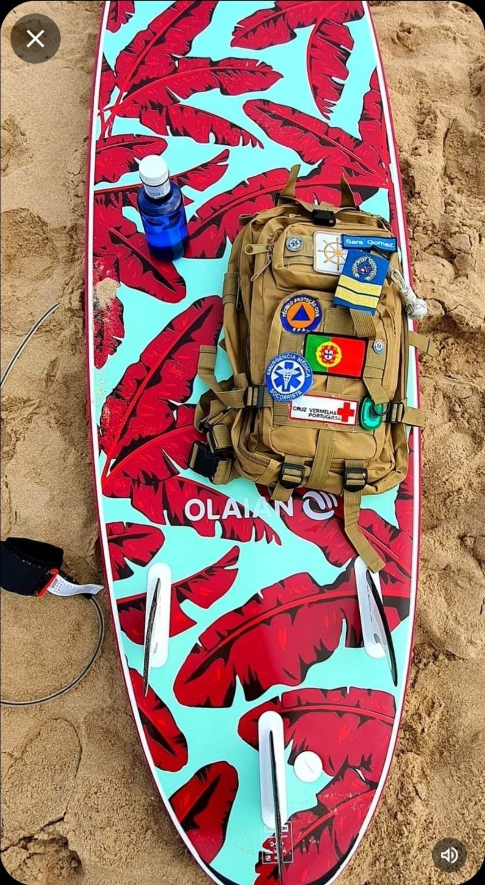 Prancha surf pouco usada e grande para iniciação