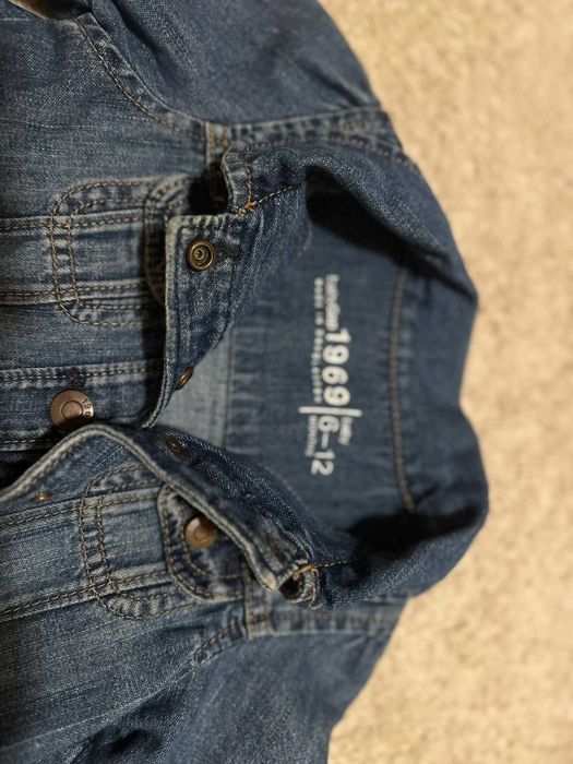 Casaco de ganga GAP — bebé 6 a 12 meses