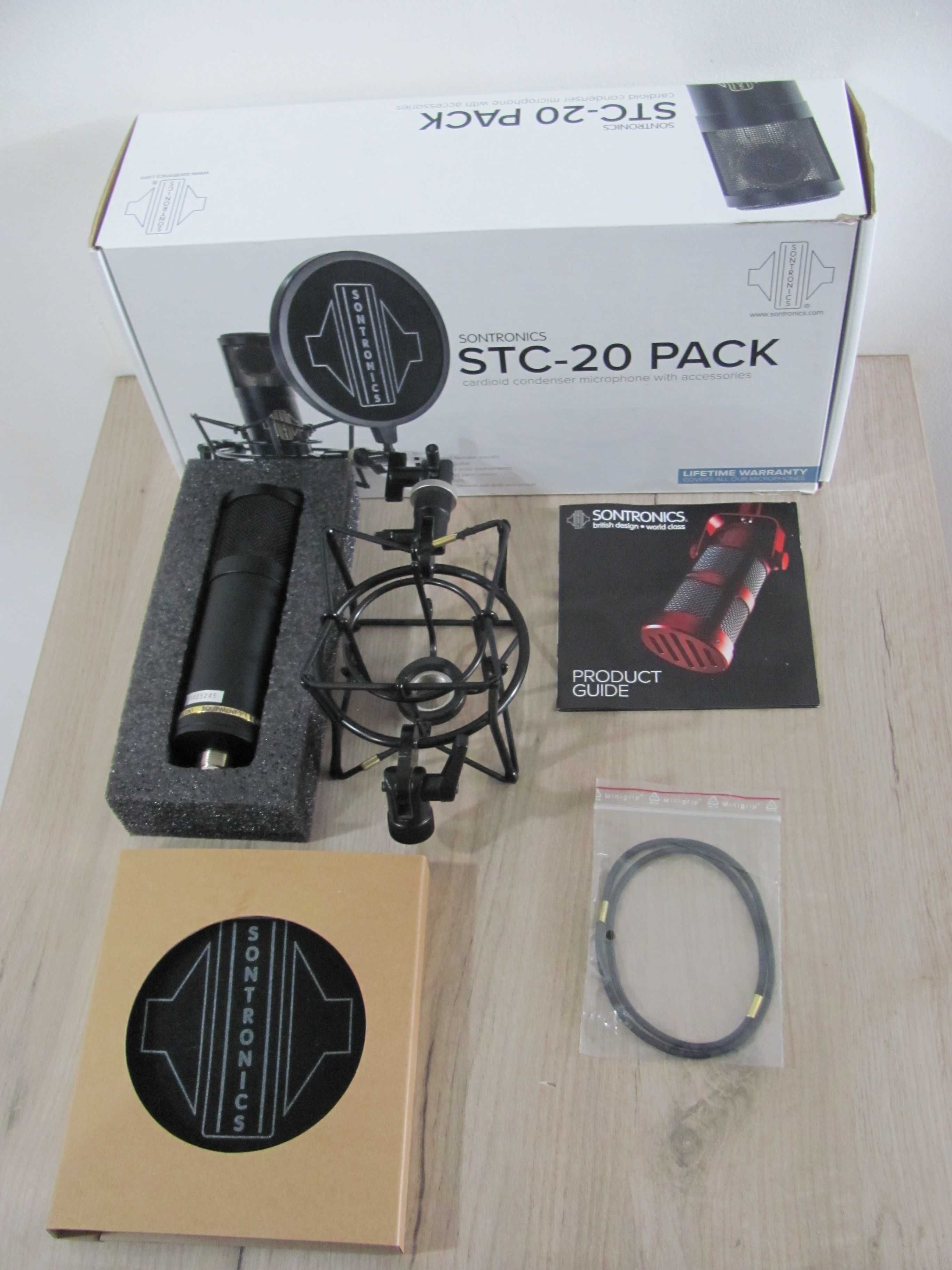 Mikrofon pojemnościowy studyjny Sontronics STC-20 Pack