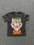 T-shirt koszulka z cekinami cekiny tygrys h&m 98/104