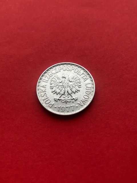 1 Złoty . PRL - rok 1977 .