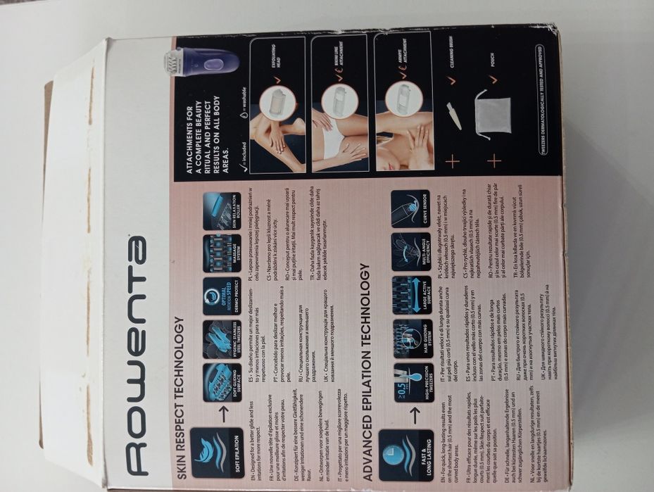 depiladora rowenta ep8050f0 skin respect