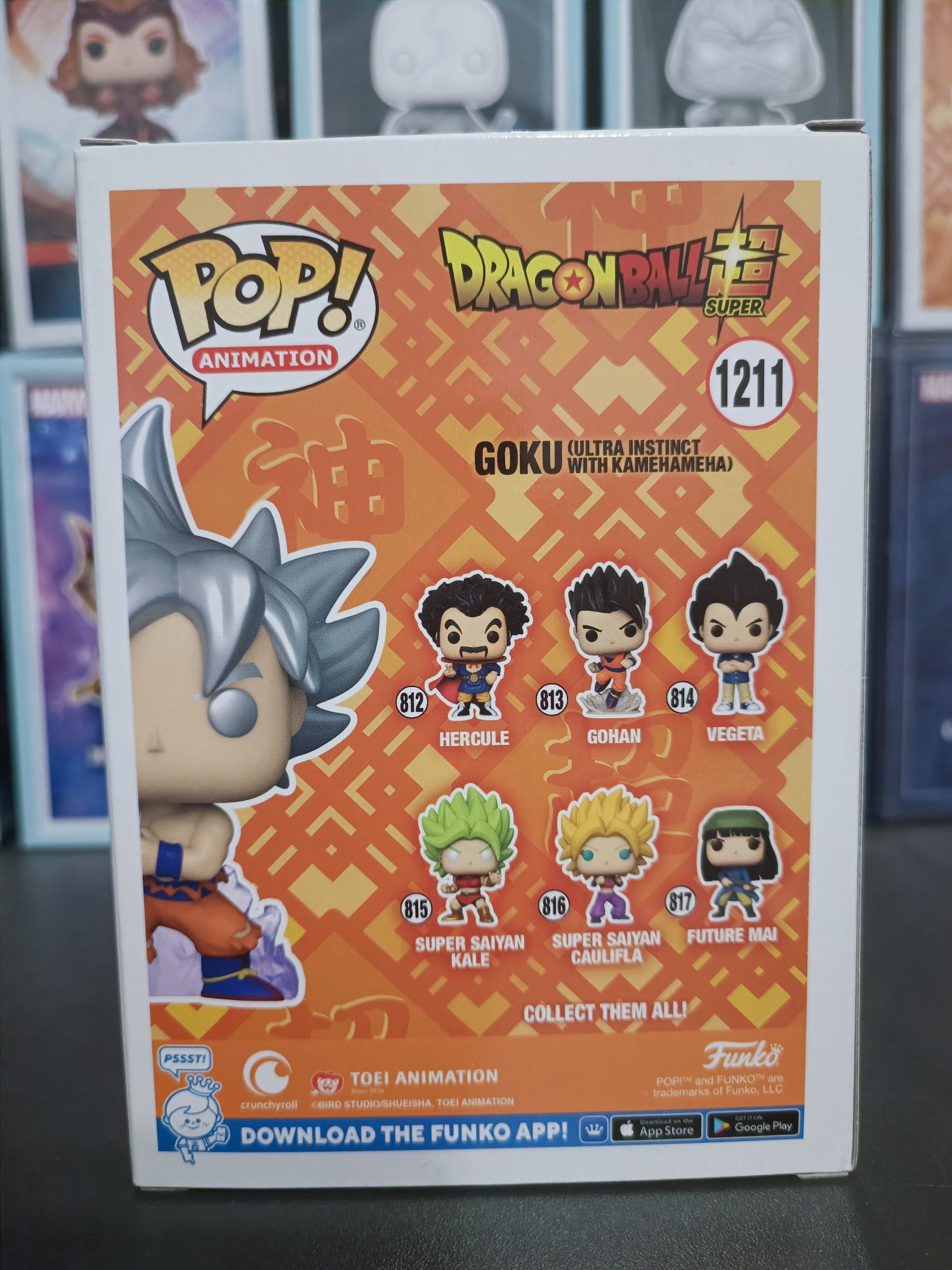 Funko Pop Dragon Ball Goku Ultra Instinct With Kamehameha 1211