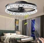 Lampa z wentylatorem 50 cm 3 barwy światła pilot