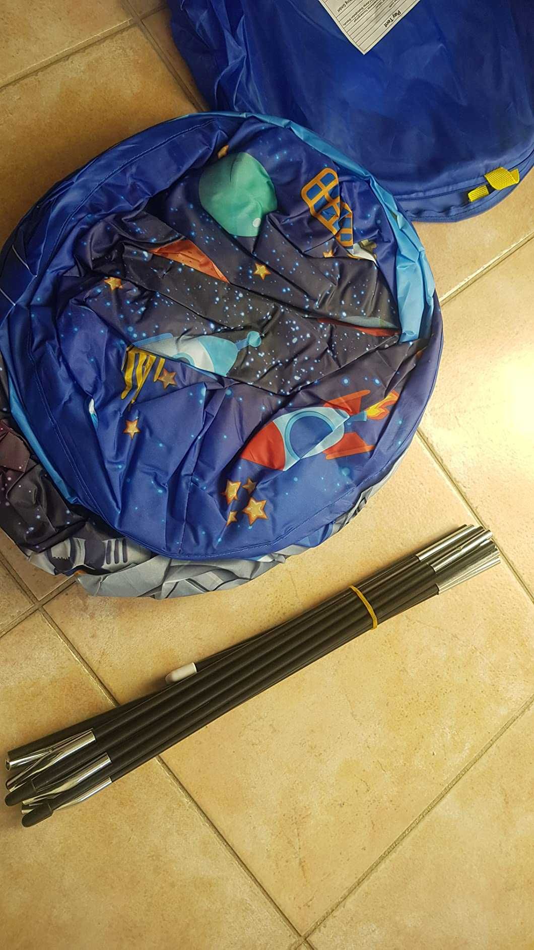 Namiot domek dla dzieci dziecka zabawa kosmiczny statek rakieta