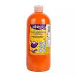 Farba plakatowa w butelce 1000ml pomarańcz STRIGO. Strigo