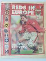 Programa Manchester United FC Porto Champions league 1996/1997