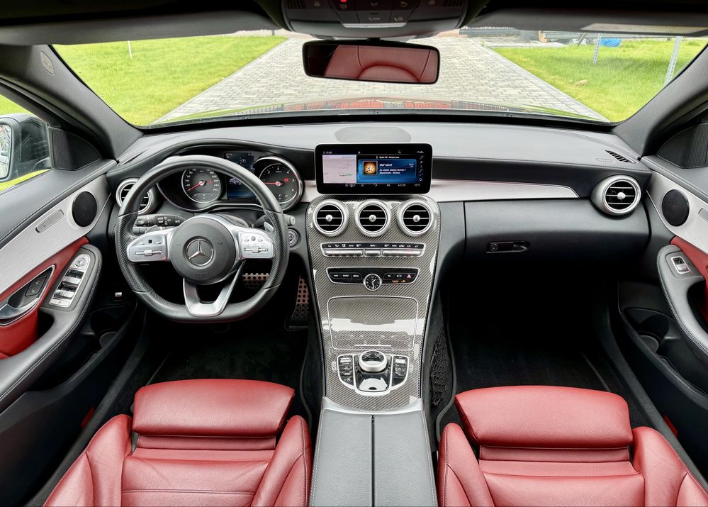 Mercedes-Benz AMG W205 C220D 194KM 2019r. Przebieg:57 tys. SPROWADZONY
