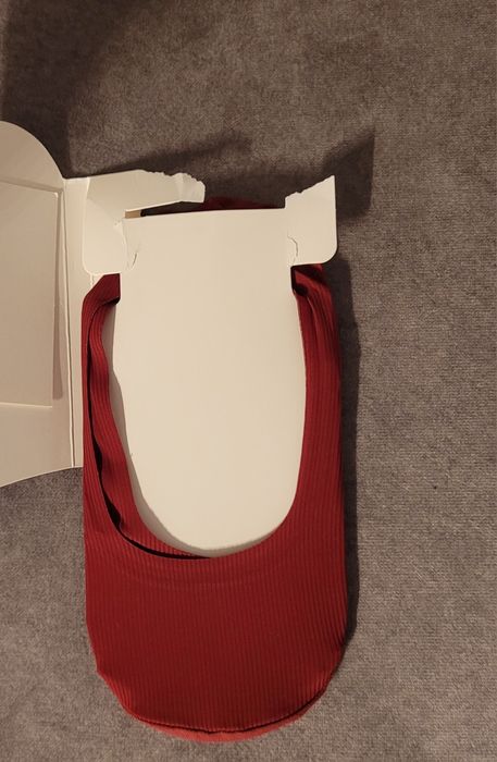 Nowe burgundowe czerwone bordowe stopki skarpetki do balerinek 39-42