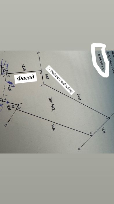 ОРЕНДА/ПРОДАЖ 6.5 сот площадка ФАСАД