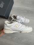 Кроссовки new balance 550 бежевые кожа (40,5 размер)
