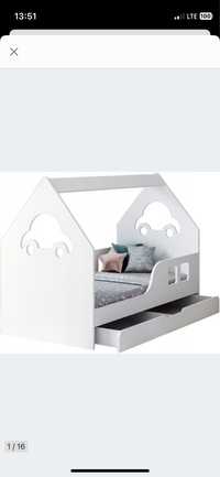 Łóżko dzieciece z materacem 140x70