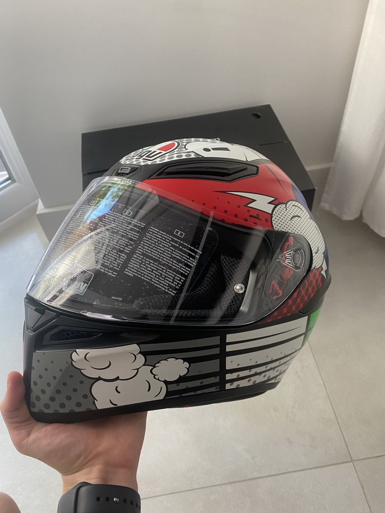 Kask motocyklowy AGV K1S M/S BANG MATT