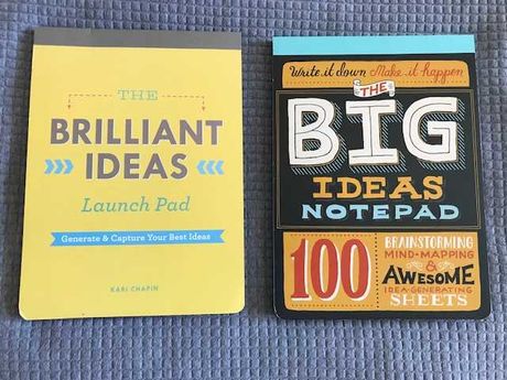 Blocos de notas A 4 : Ideias brilhantes e Big ideas - NOVO