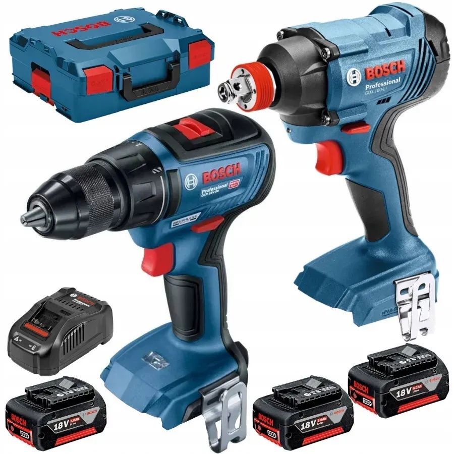 Bosch GSR 18V-50 + GDX 180-LI дриль-шурупокрут гайковерт-імпакт