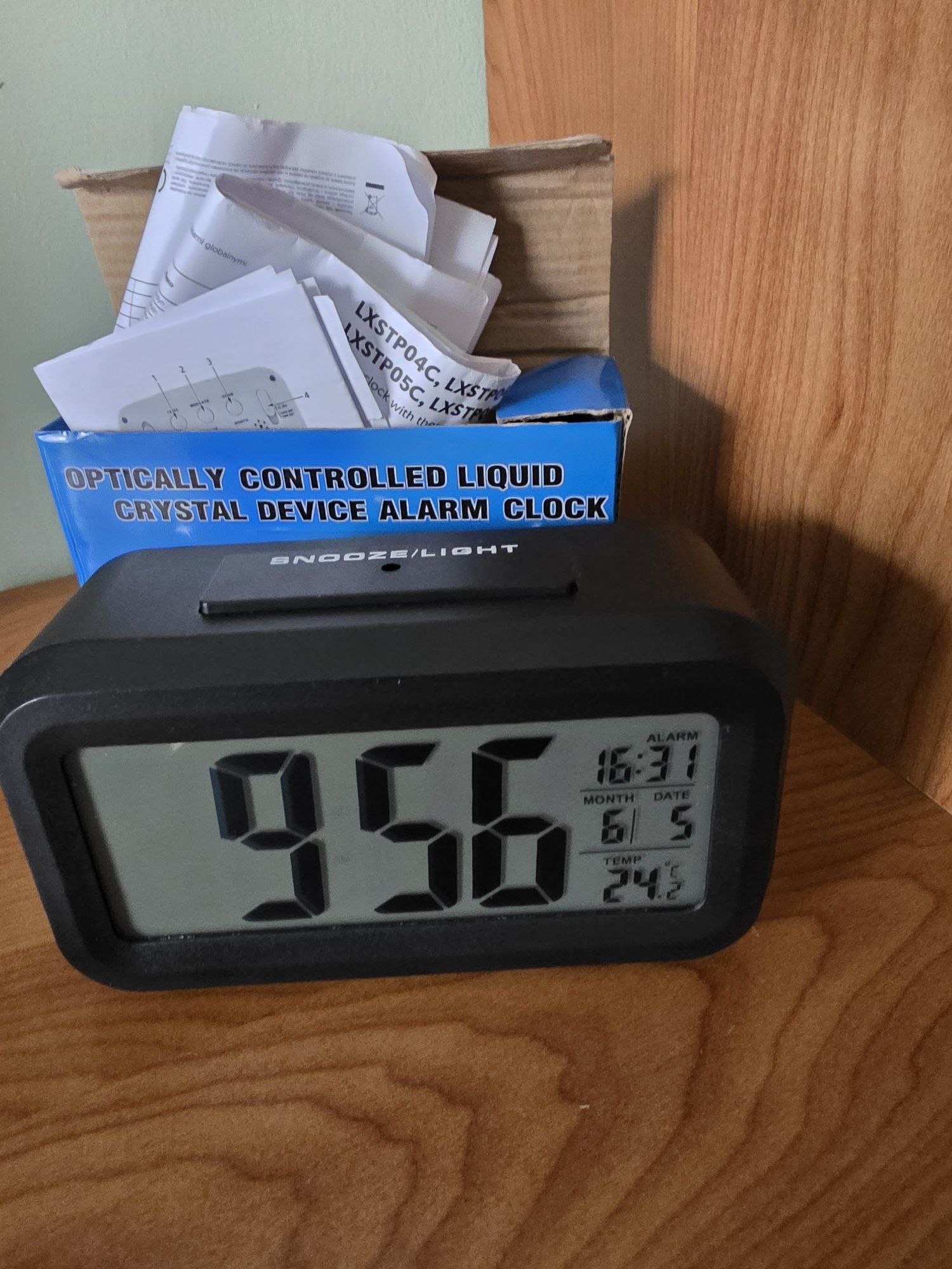 BUDZIK Cyfrowy Zegar LTC duży wyświetlacz