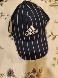 Czapka adidas granat z paskami