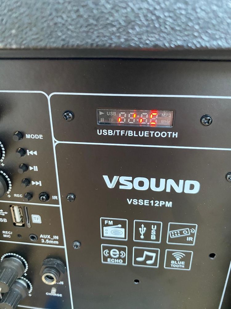 Coluna 12” vsound bateria
