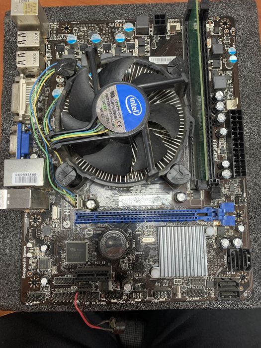 Комплект для ПК MSI H61M-P20 (G3) 1155 8GB Celeron G1620 2.7Ghz