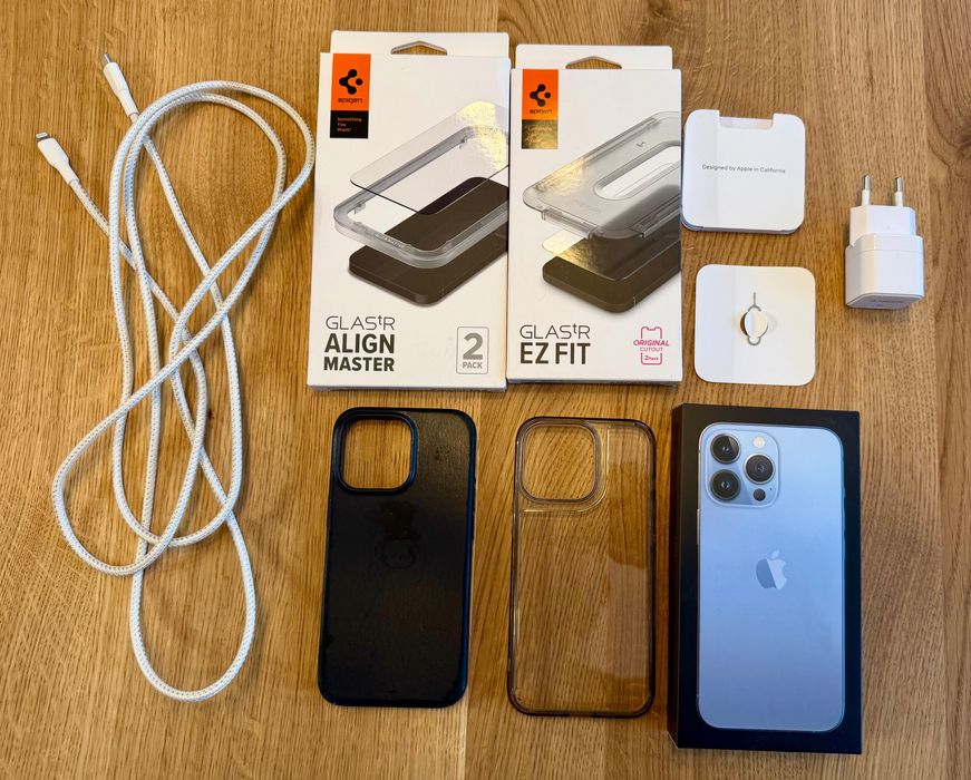 iPhone 13 Pro 128GB górski błękit stan idealny + dodatki