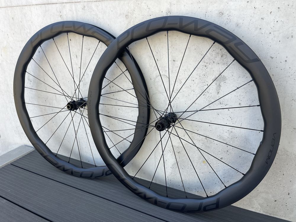 2025! Koła szosowe carbon PRO-WAY NEW VENOM 45mm 1350g! gravel rower