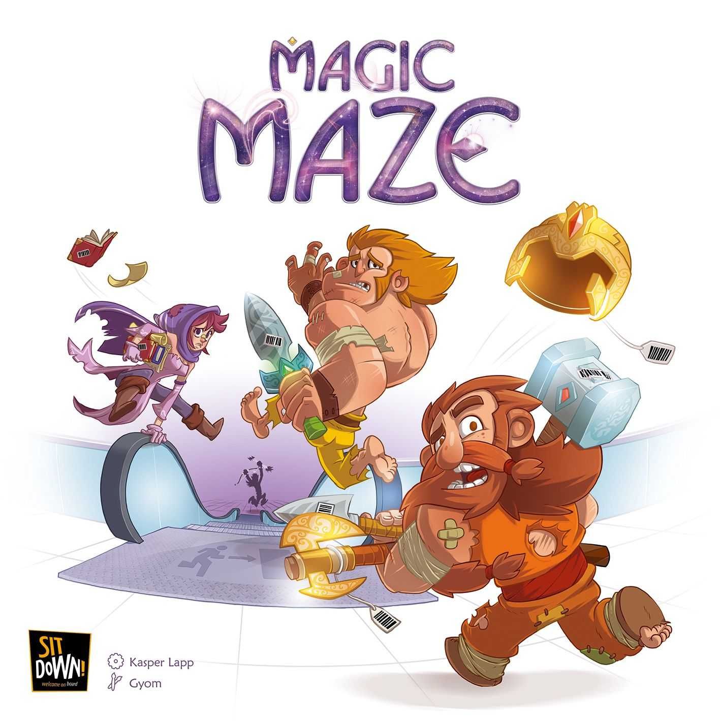 Magic Maze z dodatkiem Maximum Security + promosy - stan idealny