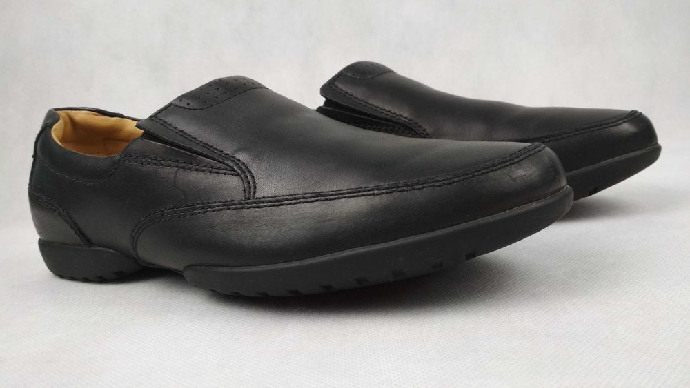 CLARKS Recline Free Buty Półbuty Wsuwane Skórzane Roz. 44,5