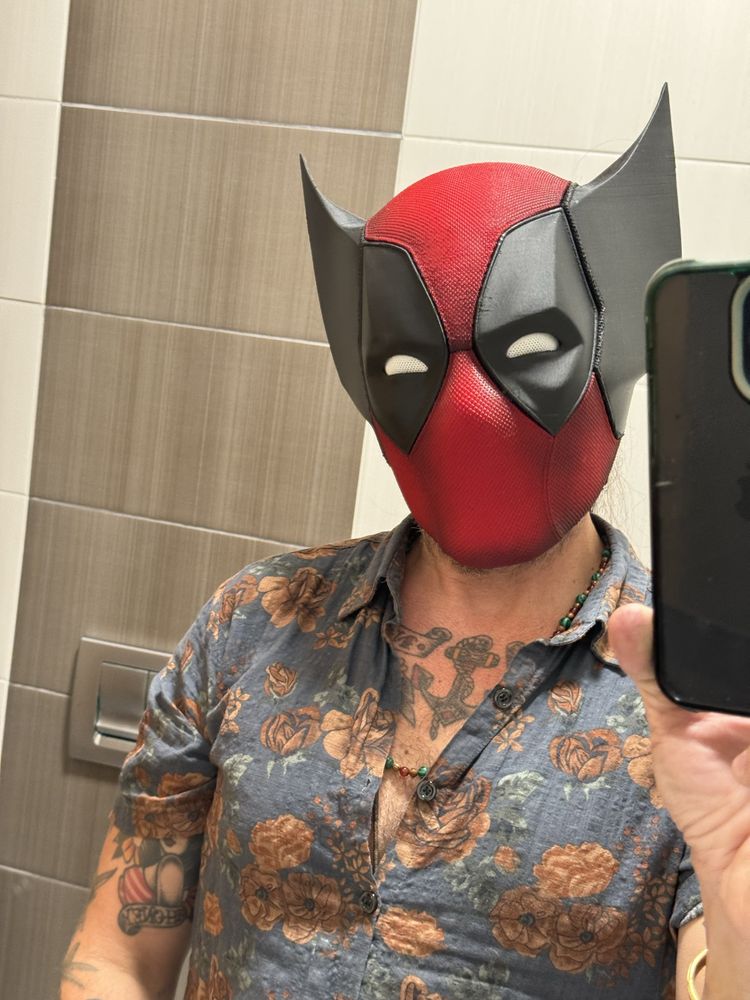 Mascara deadpool fusion wolverine