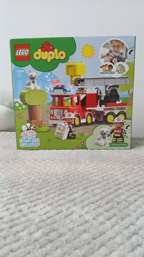 Klocki Lego Duplo wóz strażacki