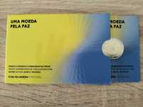 Carteira PROOF EUR 2,00 Portugal 2023: Uma moeda pela Paz