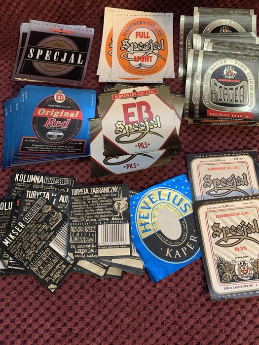 Etykiety od piwa