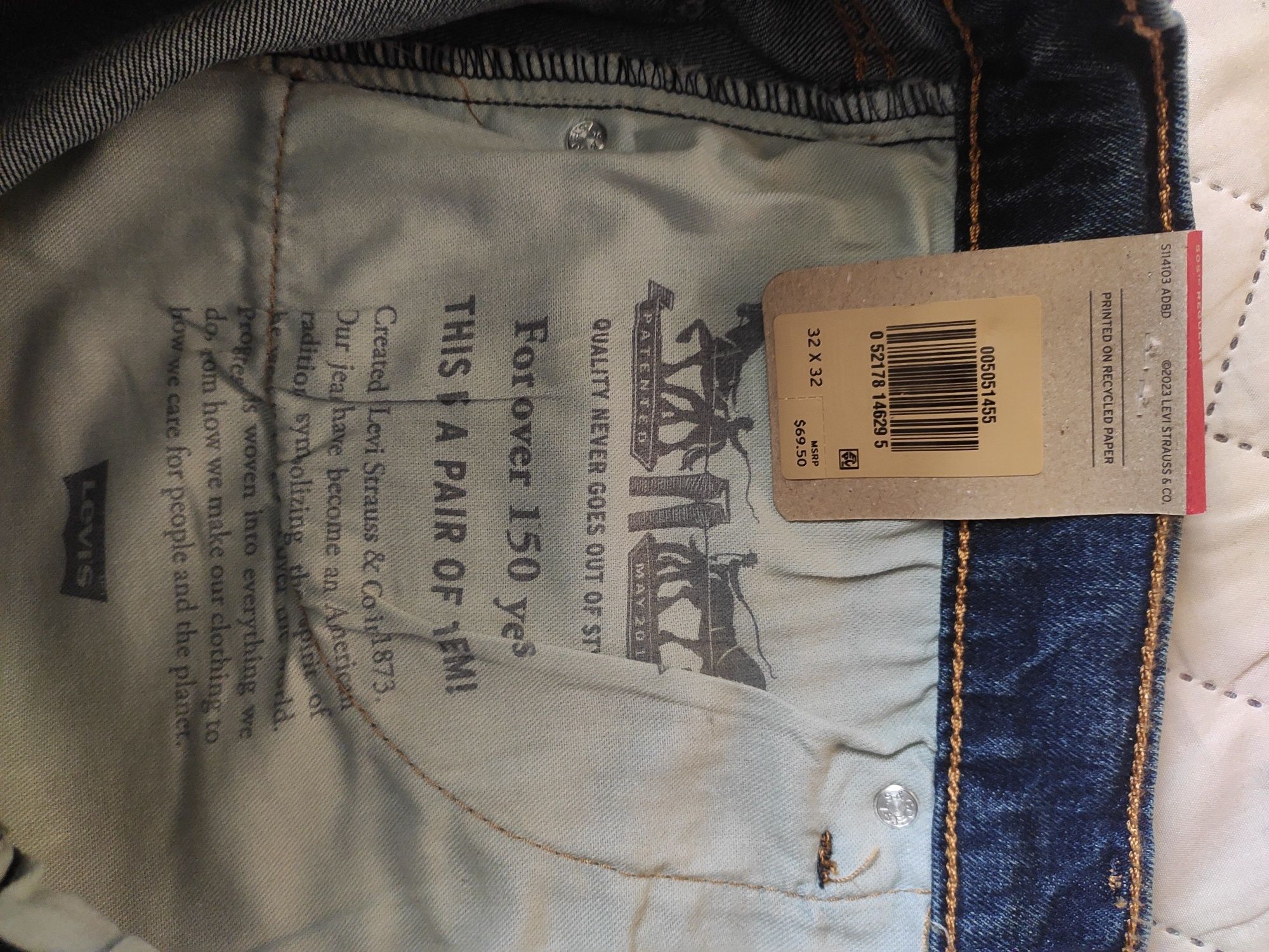 Джинси Levi's 505 р. W32-L32 оригінал