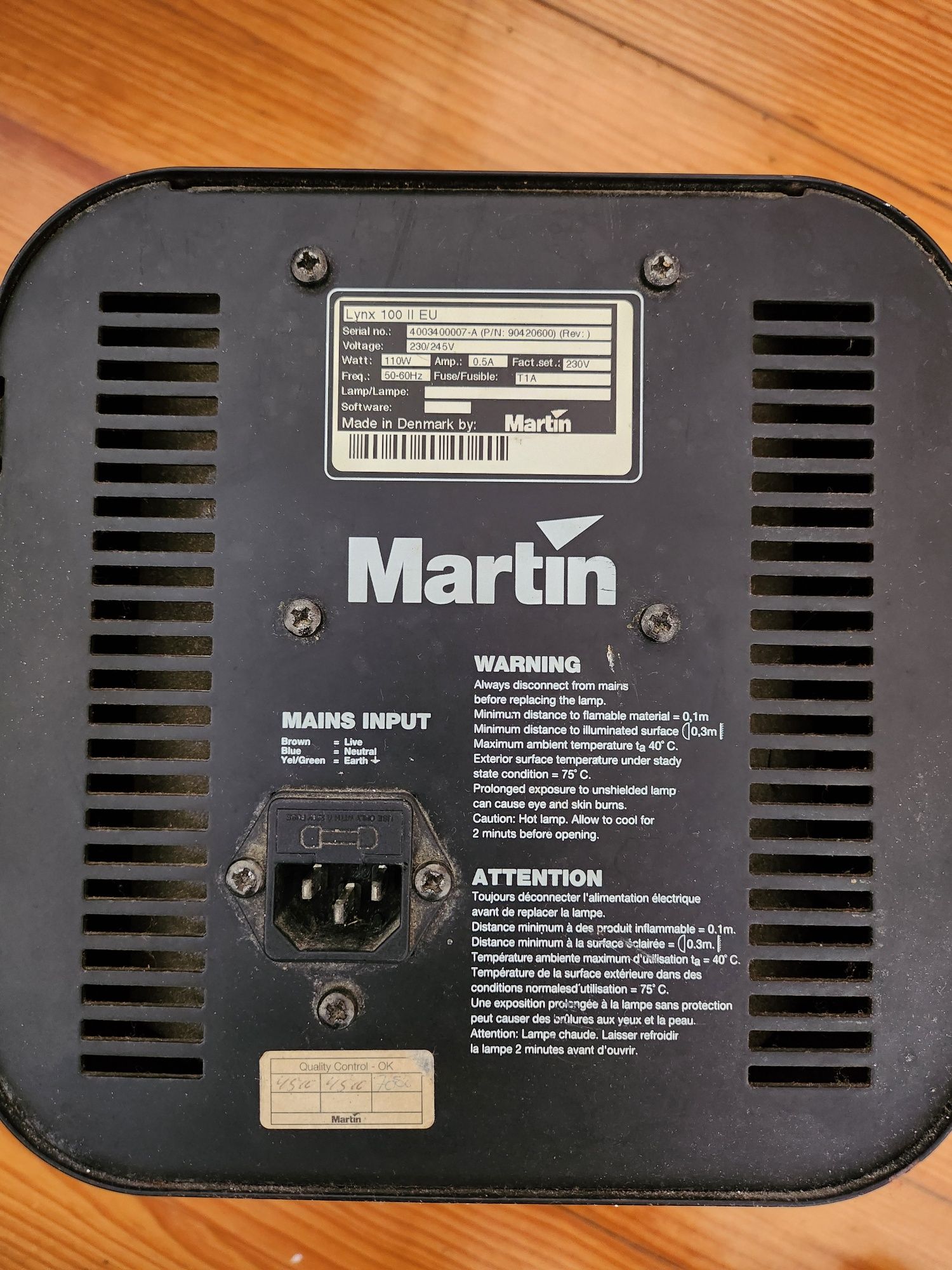 Robot the luzes Martin Lynx 100