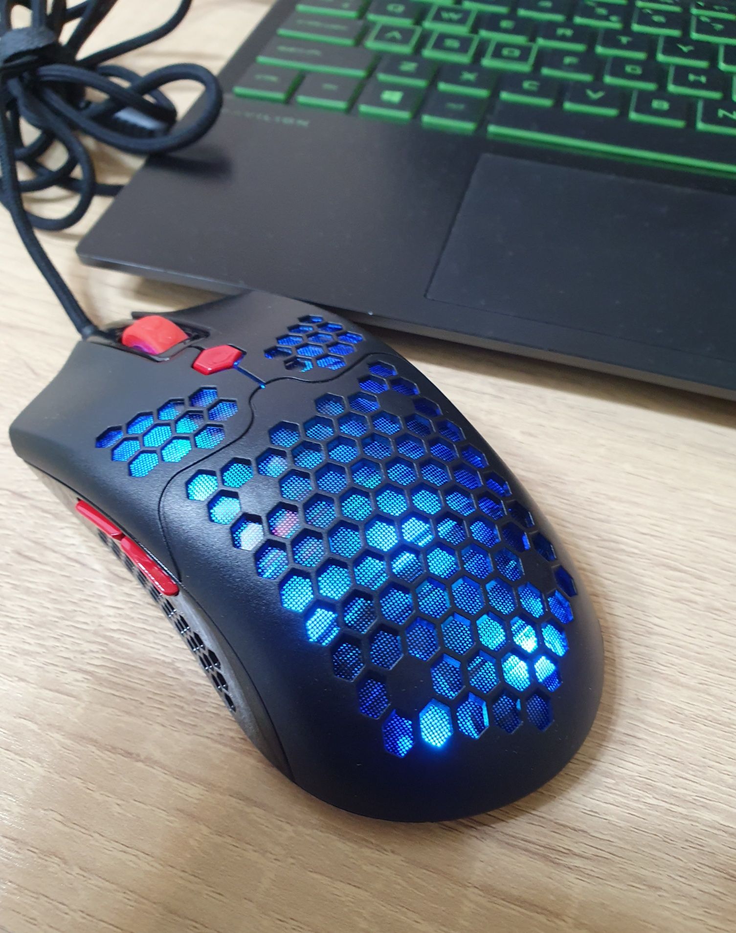 Nowa myszka optyczna kabel USB 1.7m e-sports Ziyou Lang M5 RGB
